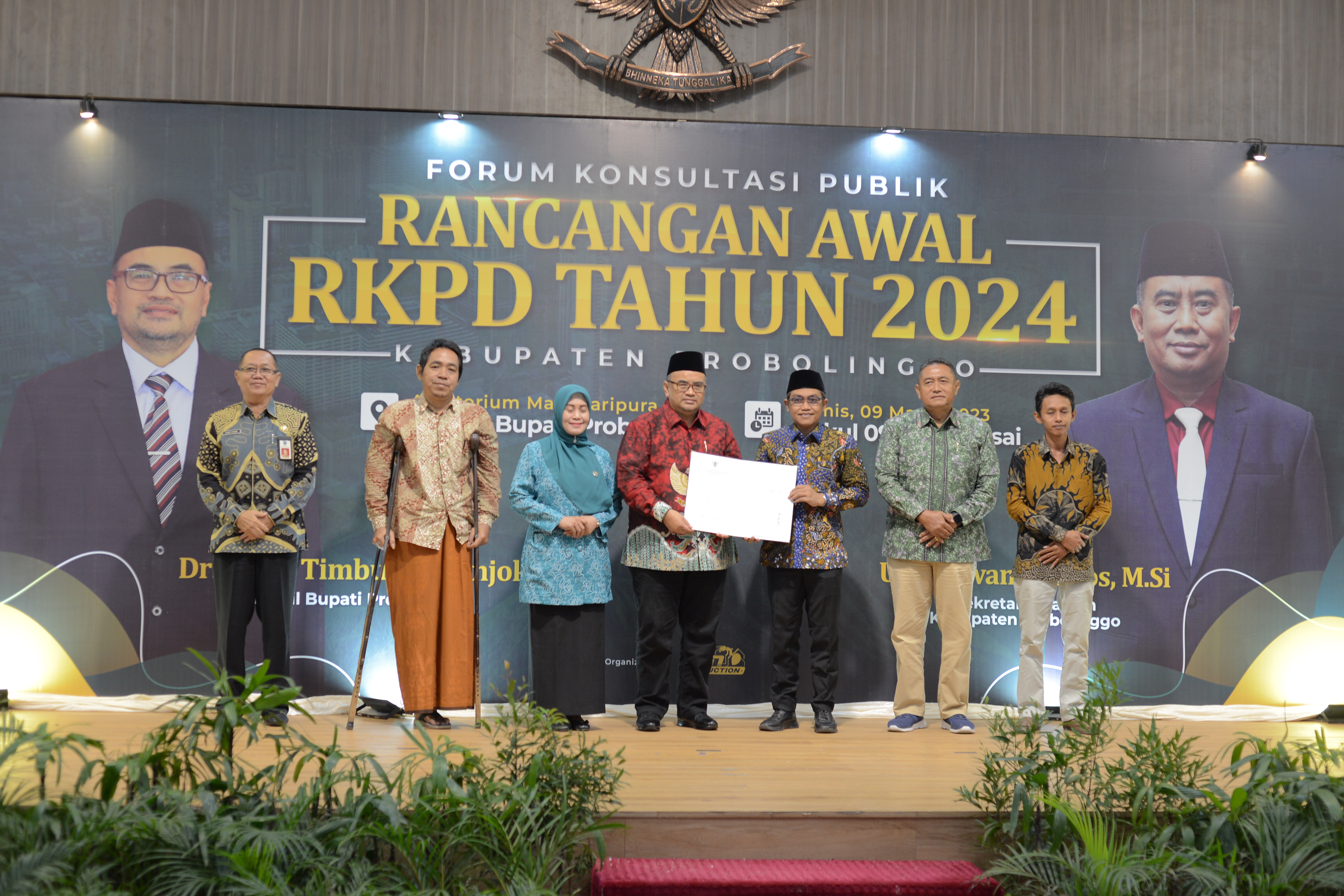 Acara Forum Konsultasi Publik Ranwal RKPD Tahun 2024