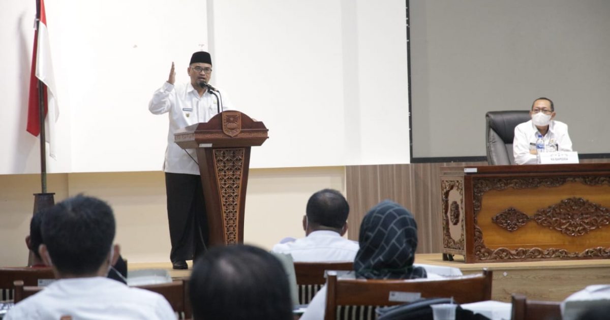 Rakor Pelaksanaan Kemiskinan dan Verifikasi Validasi Data Terpadu Kesejahteraan Sosial 2023