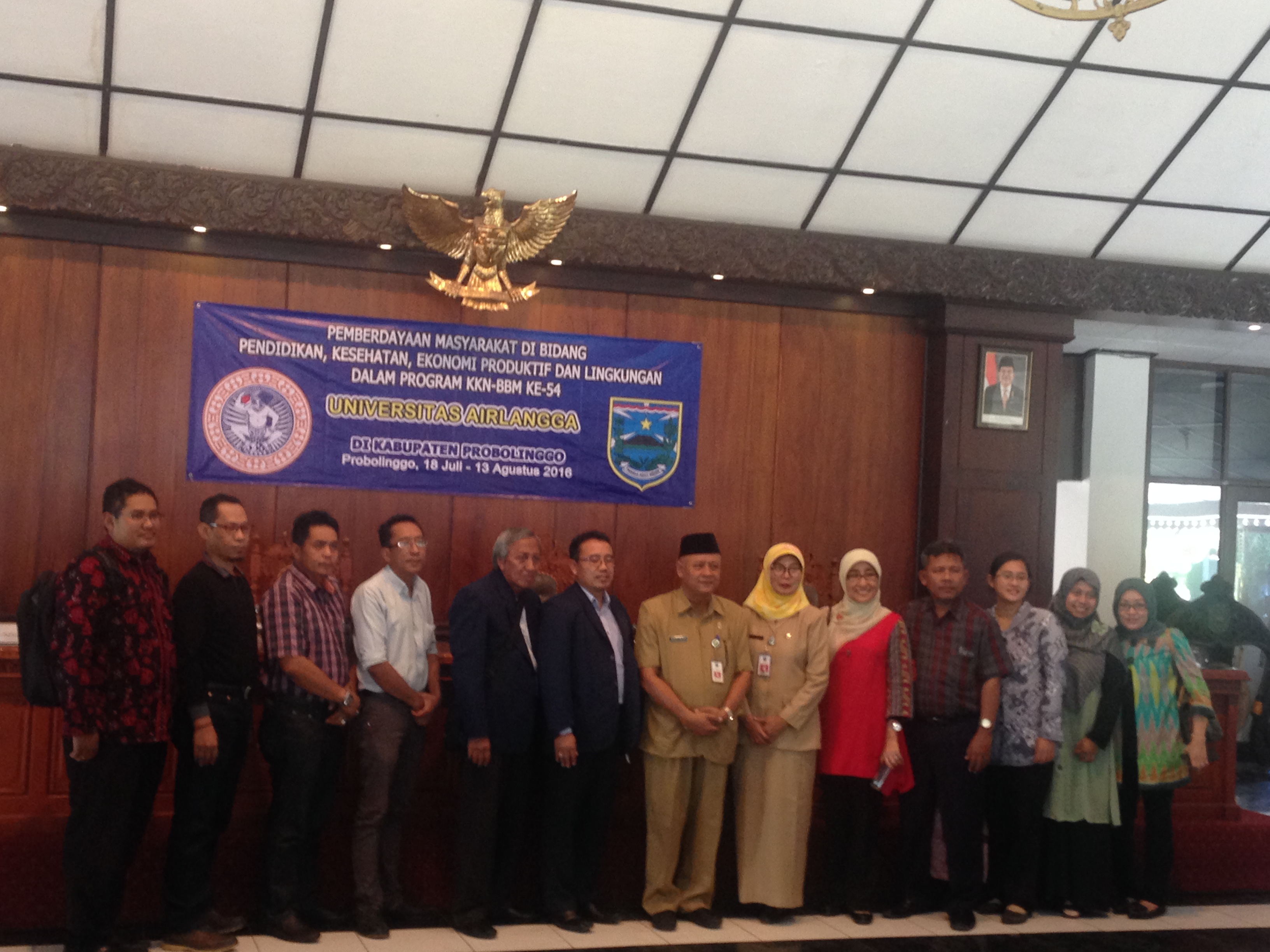 Penerimaan KKN Mahasiwa Unair Tahun 2016
